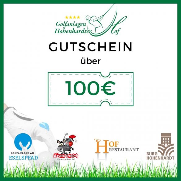 Golf Gutschein 100