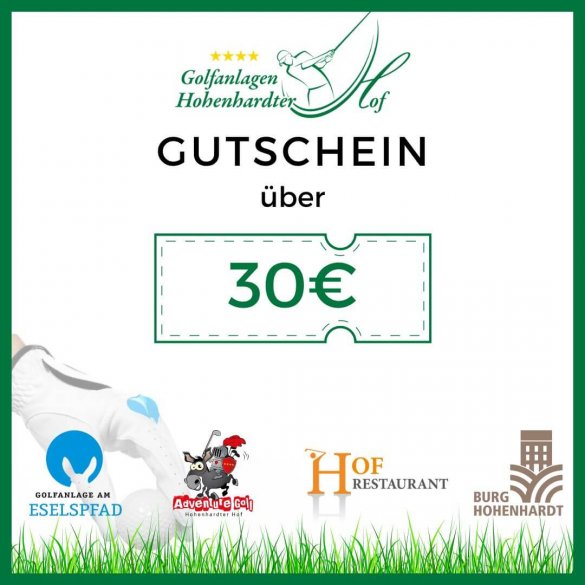 Golf Gutschein 30