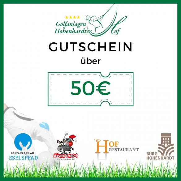 Golf Gutschein 50