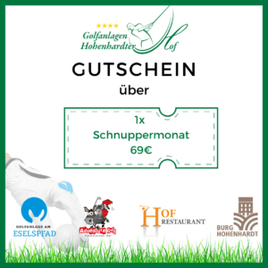 Golf Schnuppermonat Gutschein auf dem Hohenhardter Hof