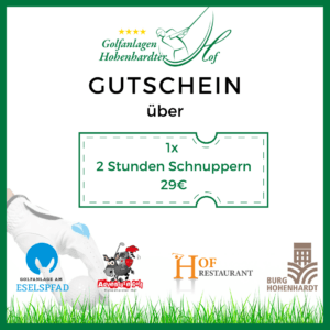 Gutschein für einen zwei Stunden Schnupperkurs
